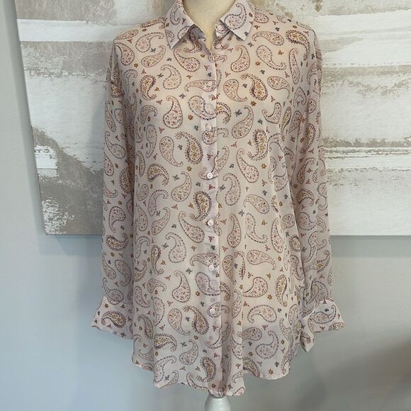 Zara printed paisley top - Picture 2 of 6